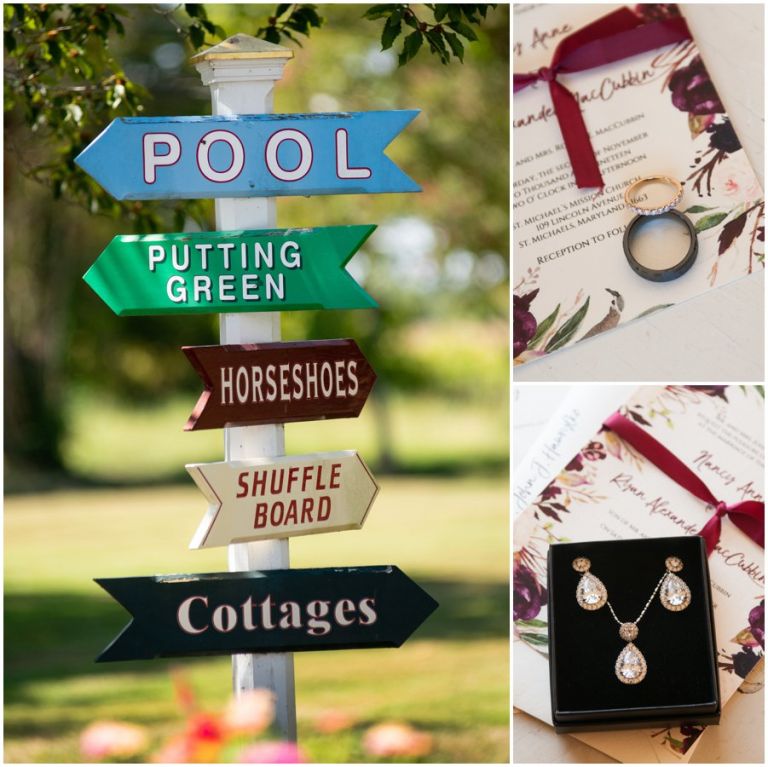Details from a wedding at The Oaks in St. Michaels, MD by Melissa Grimes-Guy Photography